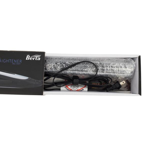 Berta Hair Straightener‎ Negative Ionic Technology Fast 30 Second Heat Up New - Picture 4 of 5